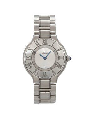 Cartier Vantian Watch Silver Quartz